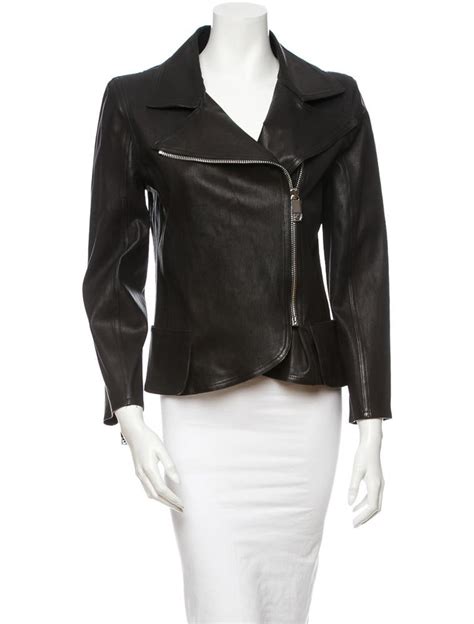 fendi leather moto jacket|Fendi puffer jacket cost.